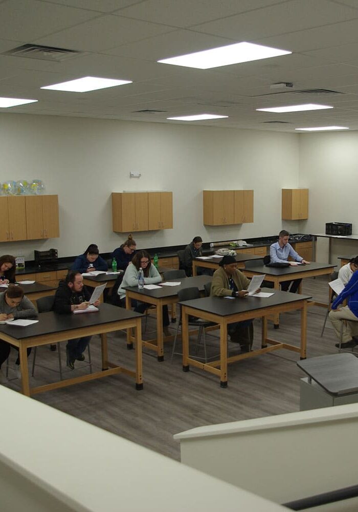 Students in an Excel Center classroom